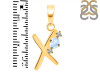 Moonstone & White Topaz Alphabet X Pendant RBM-RDA-24.