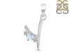 Moonstone & White Topaz Alphabet Y Pendant RBM-RDA-25.