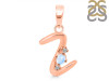 Moonstone & White Topaz Alphabet Z Pendant RBM-RDA-26.