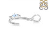 Moonstone & White Topaz Alphabet C Pendant RBM-RDA-3.