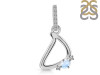 Moonstone & White Topaz Alphabet D Pendant RBM-RDA-30.