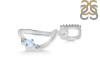Moonstone & White Topaz Alphabet D Pendant RBM-RDA-30.