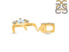 Moonstone & White Topaz Alphabet E Pendant RBM-RDA-31.