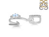 Moonstone & White Topaz Alphabet G Pendant RBM-RDA-33.