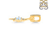 Moonstone & White Topaz Alphabet I Pendant RBM-RDA-35.