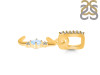 Moonstone & White Topaz Alphabet J Pendant RBM-RDA-36.
