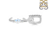 Moonstone & White Topaz Alphabet J Pendant RBM-RDA-36.