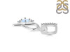 Moonstone & White Topaz Alphabet P Pendant RBM-RDA-42.
