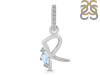 Moonstone & White Topaz Alphabet R Pendant RBM-RDA-44.
