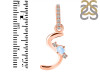 Moonstone & White Topaz Alphabet S Pendant RBM-RDA-45.