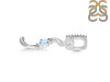 Moonstone & White Topaz Alphabet S Pendant RBM-RDA-45.