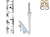 Moonstone & White Topaz Alphabet V Pendant RBM-RDA-48.