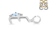 Moonstone & White Topaz Alphabet E Pendant RBM-RDA-5.