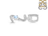 Moonstone & White Topaz Alphabet Z Pendant RBM-RDA-52.
