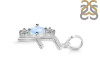 Moonstone & White Topaz Alphabet F Pendant RBM-RDA-58.