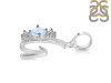 Moonstone & White Topaz Alphabet G Pendant RBM-RDA-59.