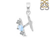 Moonstone & White Topaz Alphabet H Pendant RBM-RDA-60.