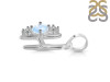 Moonstone & White Topaz Alphabet H Pendant RBM-RDA-60.