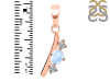 Moonstone & White Topaz Alphabet I Pendant RBM-RDA-61.