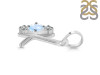 Moonstone & White Topaz Alphabet K Pendant RBM-RDA-63.