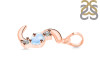 Moonstone & White Topaz Alphabet S Pendant RBM-RDA-71.