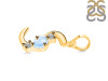 Moonstone & White Topaz Alphabet S Pendant RBM-RDA-71.