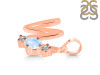 Moonstone & White Topaz Alphabet W Pendant RBM-RDA-75.