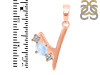 Moonstone & White Topaz Alphabet Y Pendant RBM-RDA-77.