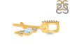 Moonstone & White Topaz Alphabet A Pendant RBM-RDA-79.