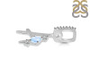 Moonstone & White Topaz Alphabet A Pendant RBM-RDA-79.