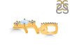 Moonstone & White Topaz Alphabet F Pendant RBM-RDA-84.