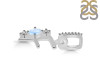 Moonstone & White Topaz Alphabet F Pendant RBM-RDA-84.