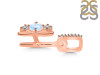 Moonstone & White Topaz Alphabet H Pendant RBM-RDA-86.