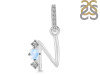 Moonstone & White Topaz Alphabet N Pendant RBM-RDA-92.