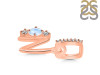 Moonstone & White Topaz Alphabet N Pendant RBM-RDA-92.