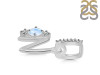 Moonstone & White Topaz Alphabet N Pendant RBM-RDA-92.