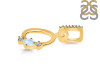 Moonstone & White Topaz Alphabet O Pendant RBM-RDA-93.