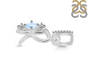 Moonstone & White Topaz Alphabet R Pendant RBM-RDA-96.