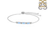 Moonstone & White Topaz Bracelet RBM-RDB-139.