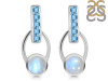 Moonstone & Blue Topaz Earring RBM-RDE-104.
