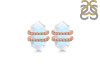 Moonstone & White Topaz Stud Earring RBM-RDE-1139.