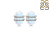 Moonstone & White Topaz Stud Earring RBM-RDE-1139.