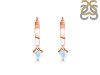 Moonstone Heart Hoop Earring RBM-RDE-1231.