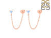 Moonstone Chain Stud Earring RBM-RDE-1235.
