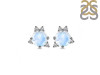 Moonstone & White Topaz Stud Earring RBM-RDE-1260.