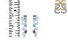 Moonstone & Opal & White Topaz Hoop Earring RBM-RDE-1366.