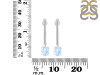 Moonstone & White Topaz Hoop Earring RBM-RDE-1469.