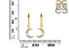Moonstone & White Topaz Hoop Earring RBM-RDE-1471.
