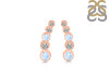 Moonstone & White Topaz Stud Earring RBM-RDE-1472.