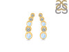 Moonstone & White Topaz Stud Earring RBM-RDE-1472.